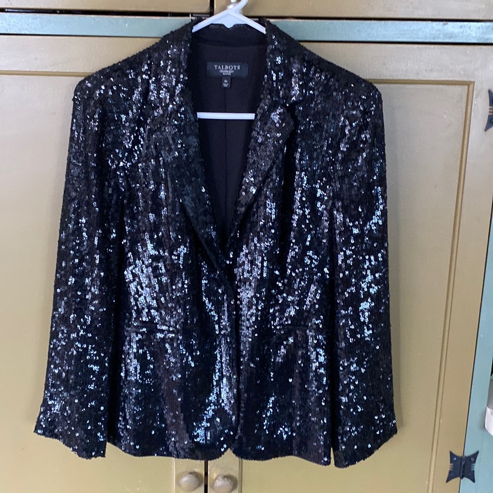 Black sequin jacket